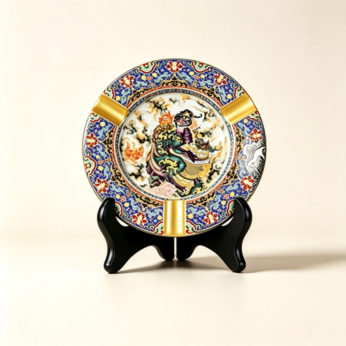 Luxury Handcrafted Porcelain Cigar Ashtray