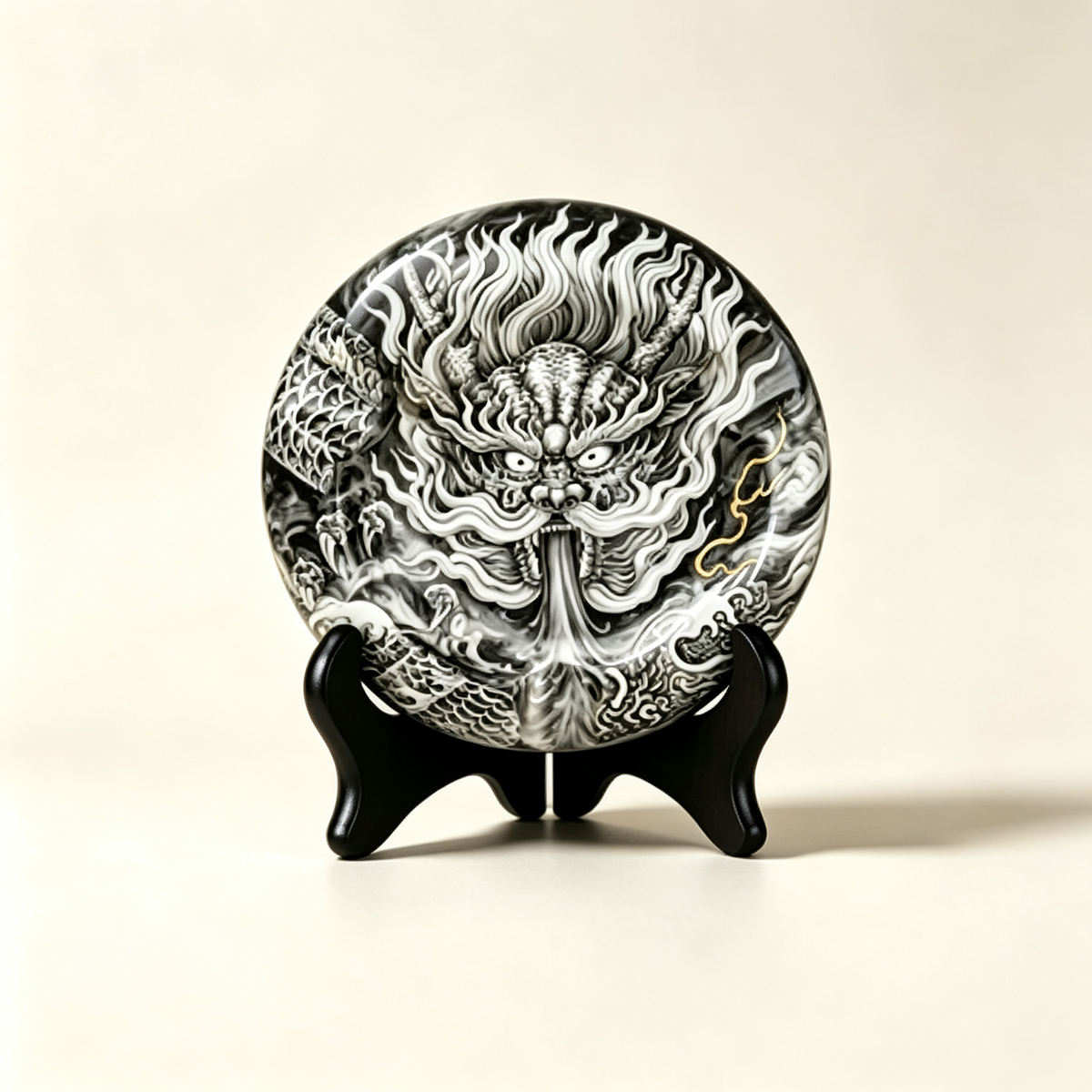 Luxury Handcrafted Porcelain Cigar Ashtray