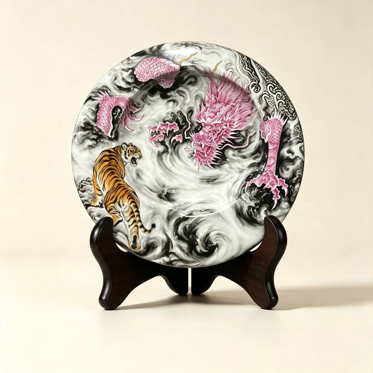 Luxury Handcrafted Porcelain Cigar Ashtray