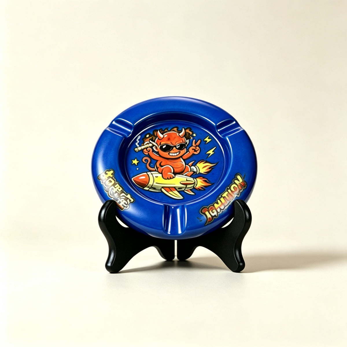 Luxury Handcrafted Porcelain Cigar Ashtray