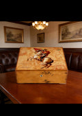 Napoleon Bonaparte Horse Spanish Cedar Cigar Humidor - 30 Count with Lock